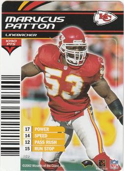 2002 NFL Showdown #150 Marvcus Patton Front