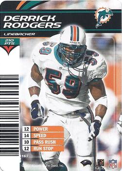 2002 NFL Showdown #162 Derrick Rodgers Front