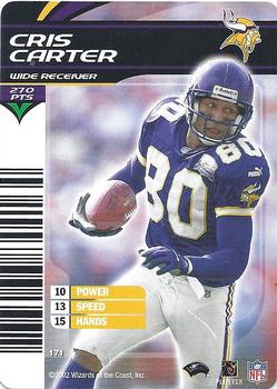 2002 NFL Showdown #171 Cris Carter Front