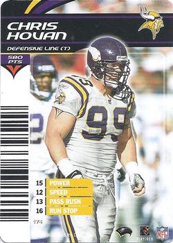 2002 NFL Showdown #174 Chris Hovan Front