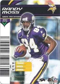 2002 NFL Showdown #176 Randy Moss Front