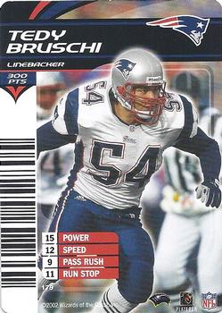 2002 NFL Showdown #179 Tedy Bruschi Front