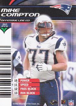 2002 NFL Showdown #180 Mike Compton Front