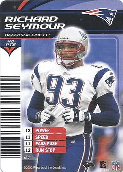2002 NFL Showdown #187 Richard Seymour Front