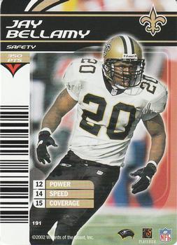 2002 NFL Showdown #191 Jay Bellamy Front