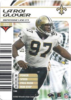 2002 NFL Showdown #196 La'Roi Glover Front