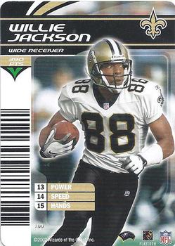 2002 NFL Showdown #199 Willie Jackson Front