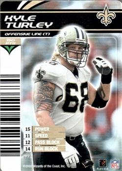 2002 NFL Showdown #202 Kyle Turley Front