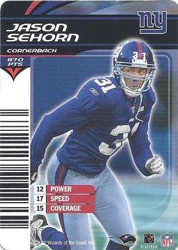 2002 NFL Showdown #212 Jason Sehorn Front