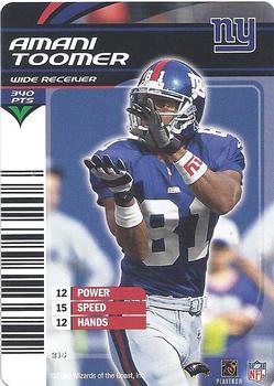 2002 NFL Showdown #214 Amani Toomer Front