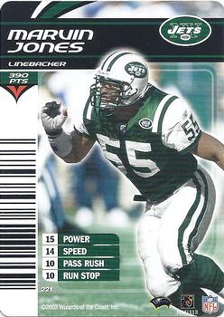 2002 NFL Showdown #221 Marvin Jones Front