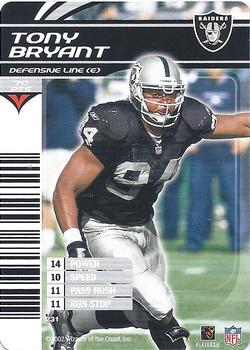 2002 NFL Showdown #231 Tony Bryant Front