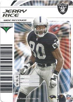 2002 NFL Showdown #239 Jerry Rice Front