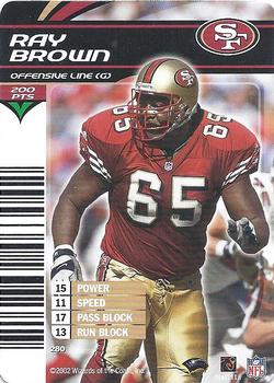 2002 NFL Showdown #280 Ray Brown Front