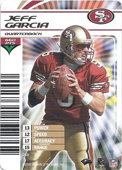 2002 NFL Showdown #283 Jeff Garcia Front