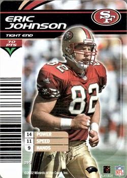 2002 NFL Showdown #285 Eric Johnson Front