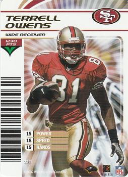 2002 NFL Showdown #286 Terrell Owens Front