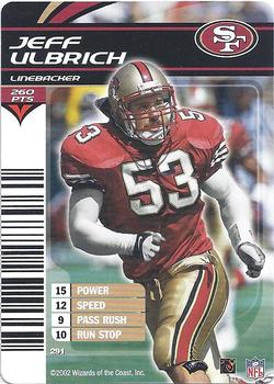 2002 NFL Showdown #291 Jeff Ulbrich Front