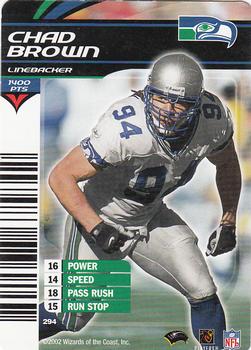 2002 NFL Showdown #294 Chad Brown Front