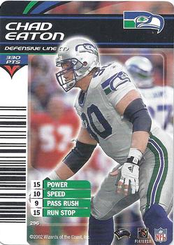 2002 NFL Showdown #296 Chad Eaton Front