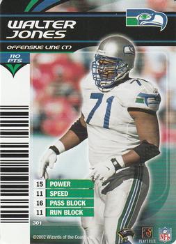 2002 NFL Showdown #301 Walter Jones Front
