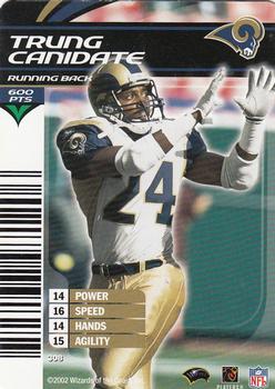 2002 NFL Showdown #308 Trung Canidate Front