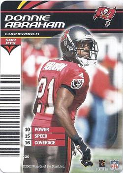 2002 NFL Showdown #320 Donnie Abraham Front