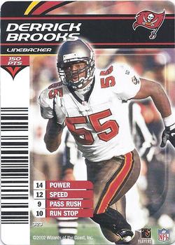 2002 NFL Showdown #323 Derrick Brooks Front