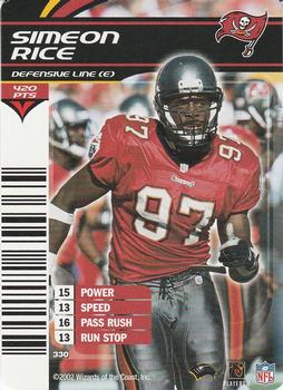 2002 NFL Showdown #330 Simeon Rice Front