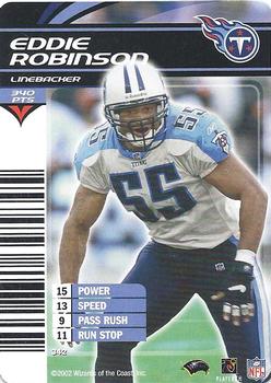 2002 NFL Showdown #342 Eddie Robinson Front