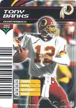 2002 NFL Showdown #345 Tony Banks Front
