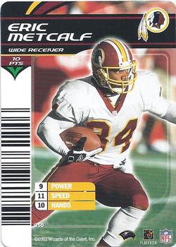 2002 NFL Showdown #350 Eric Metcalf Front