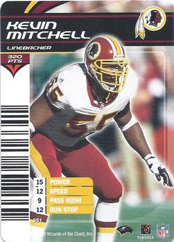 2002 NFL Showdown #351 Kevin Mitchell Front