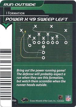 2002 NFL Showdown - Plays #P20 Power X 49 Sweep Left Front