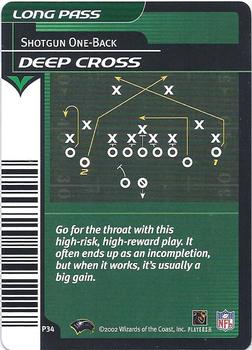 2002 NFL Showdown - Plays #P34 Deep Cross Front