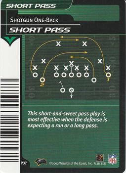 2002 NFL Showdown - Plays #P37 Short Pass Front