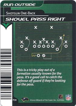 2002 NFL Showdown - Plays #P39 Shovel Pass Right Front