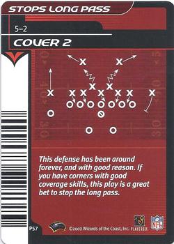 2002 NFL Showdown - Plays #P57 Cover 2 Front
