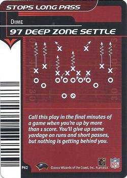 2002 NFL Showdown - Plays #P62 97 Deep Zone Settle Front