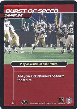 2002 NFL Showdown - Strategy #S01 Burst of Speed Front