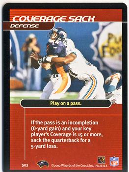 2002 NFL Showdown - Strategy #S03 Coverage Sack Front