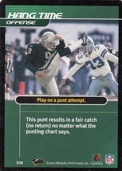 2002 NFL Showdown - Strategy #S28 Hang Time Front