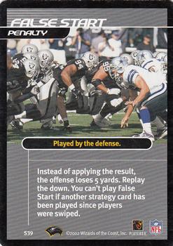 2002 NFL Showdown - Strategy #S39 False Start Front