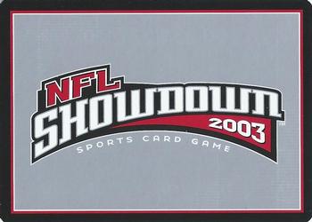 2002 NFL Showdown 1st & Goal #002 Sean Moran Back
