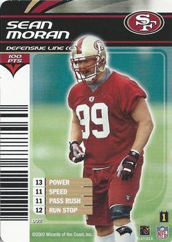 2002 NFL Showdown 1st & Goal #002 Sean Moran Front
