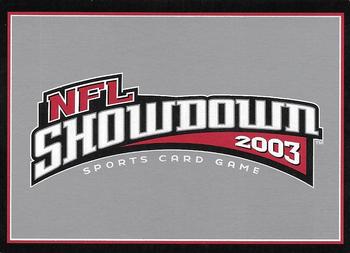2002 NFL Showdown 1st & Goal #051 Brock Huard Back