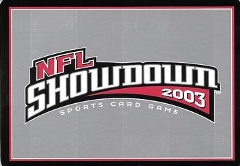 2002 NFL Showdown 1st & Goal #122 Blaine Bishop Back