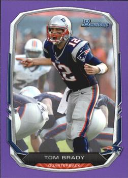 2013 Bowman - Purple #50 Tom Brady Front