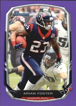 2013 Bowman - Purple #70 Arian Foster Front
