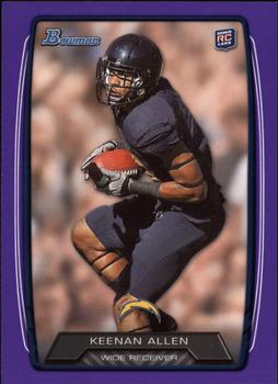 2013 Bowman - Purple #175 Keenan Allen Front